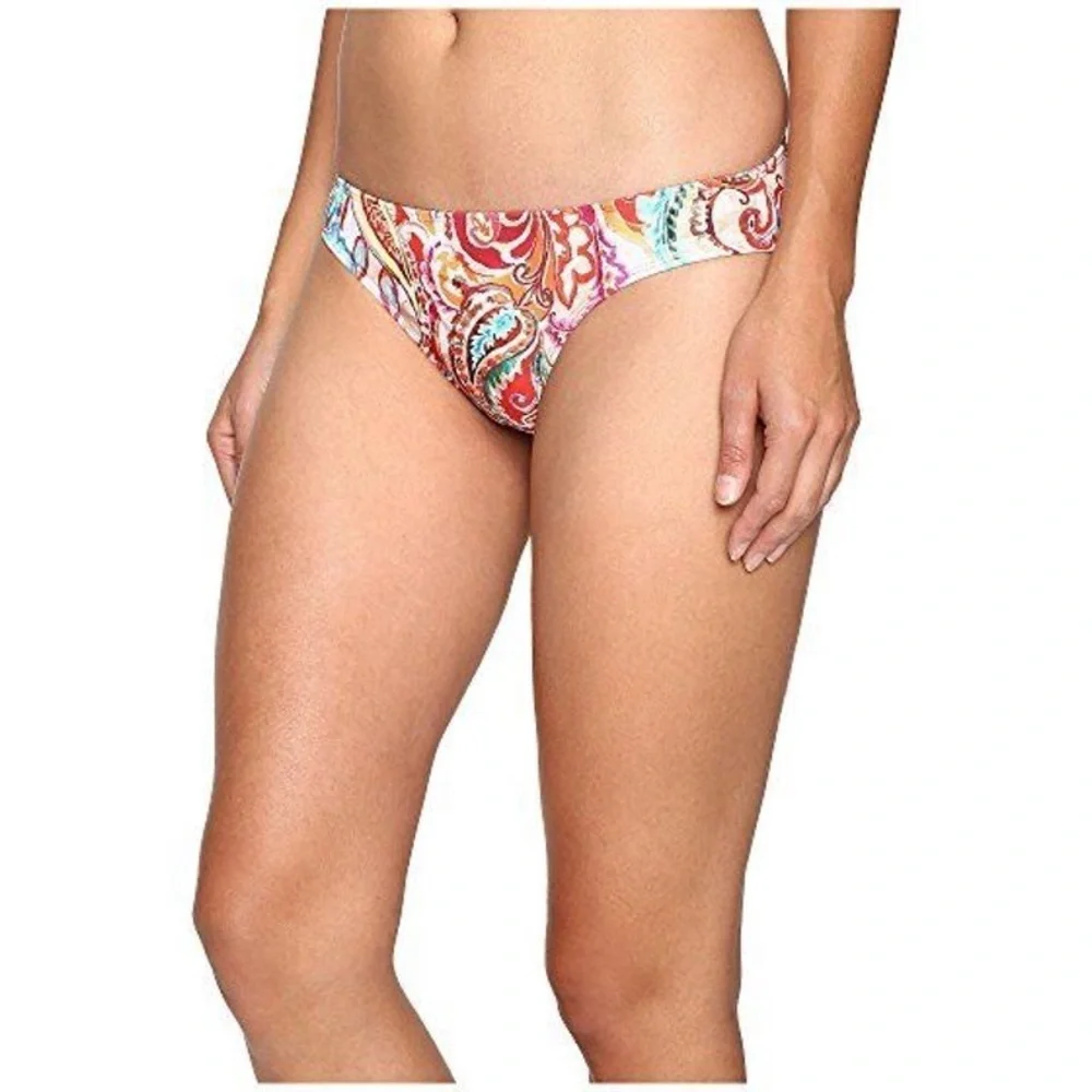 LAUREN RALPH LAUREN Women's Sunrise Printed Hipster Bikini Bottom